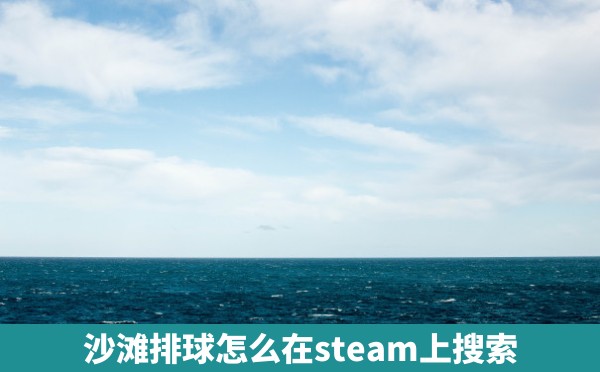 沙滩排球怎么在steam上搜索