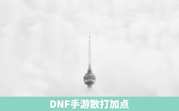 DNF手游散打加点