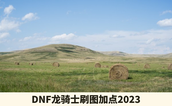 DNF龙骑士刷图加点2023