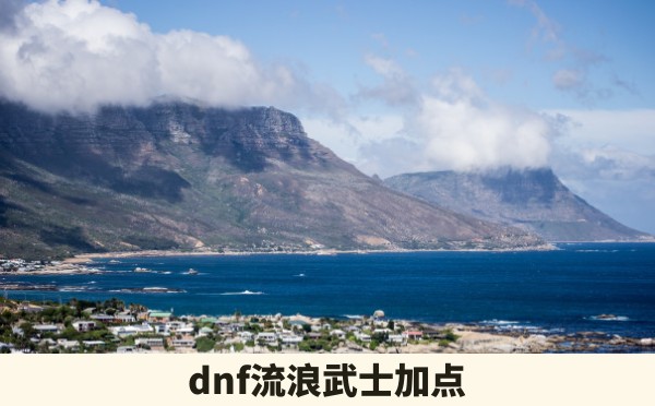 dnf流浪武士加点