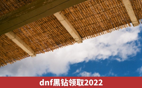 dnf黑钻领取2022