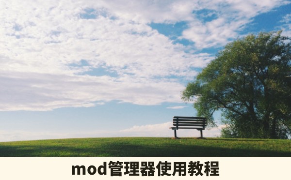 mod管理器使用教程