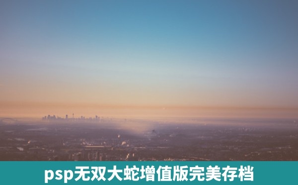 psp无双大蛇增值版完美存档