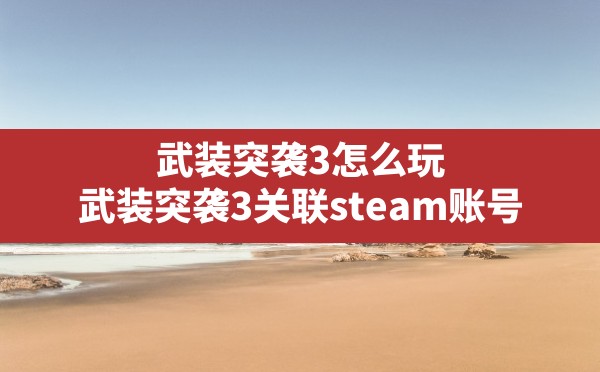 武装突袭3怎么玩,武装突袭3关联steam账号 - 凌海手游网