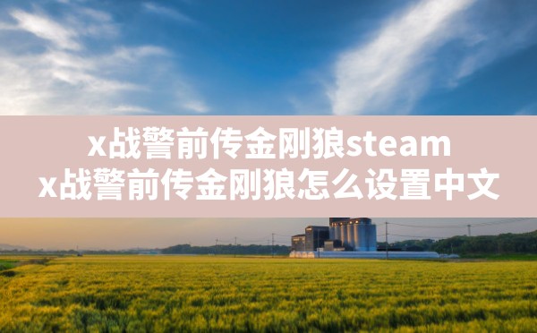 x战警前传金刚狼steam(x战警前传金刚狼怎么设置中文) - 凌海手游网