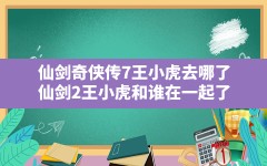 仙剑奇侠传7王小虎去哪了(仙剑2王小虎和谁在一起了)