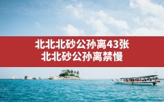 北北北砂公孙离43张(北北砂公孙离禁慢天堂仙界篇完本感言)