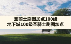 圣骑士刷图加点100级(地下城100级圣骑士刷图加点)