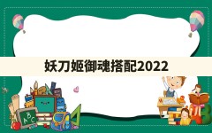 妖刀姬御魂搭配2022