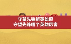 守望先锋新英雄廖(守望先锋哪个英雄厉害)