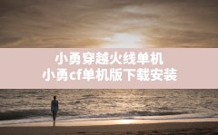 小勇穿越火线单机,小勇cf单机版下载安装