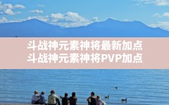 斗战神元素神将最新加点,斗战神元素神将PVP加点