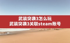 武装突袭3怎么玩,武装突袭3关联steam账号