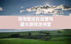 泡泡堂还在运营吗(盛大游戏泡泡堂)