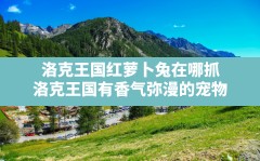 洛克王国红萝卜兔在哪抓,洛克王国有香气弥漫的宠物