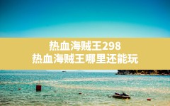 热血海贼王298(热血海贼王哪里还能玩)